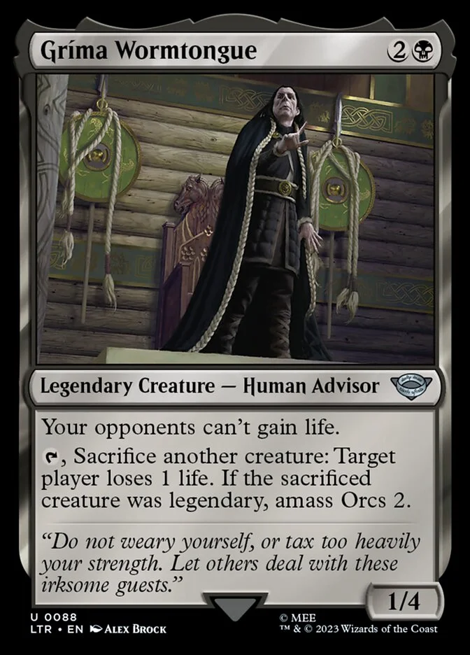 Gríma Wormtongue (The Lord of the Rings: Tales of Middle-earth) - Magic: The Gathering in TCG Land