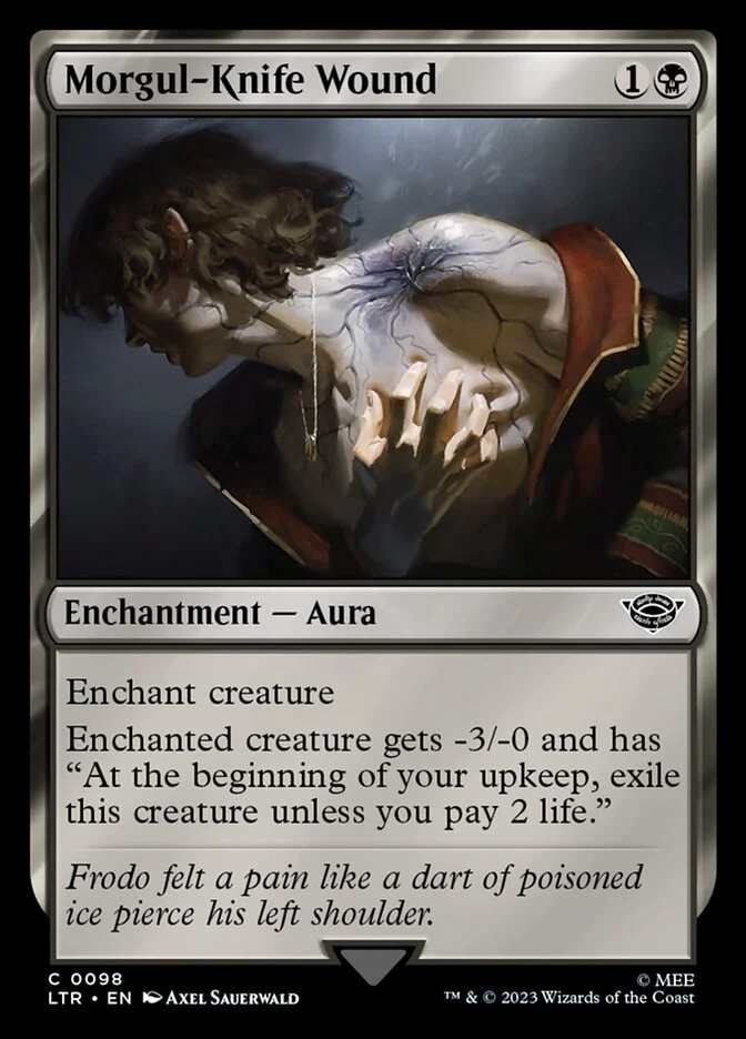 Morgul-Knife Wound (The Lord of the Rings: Tales of Middle-earth) - Magic: The Gathering in TCG Land
