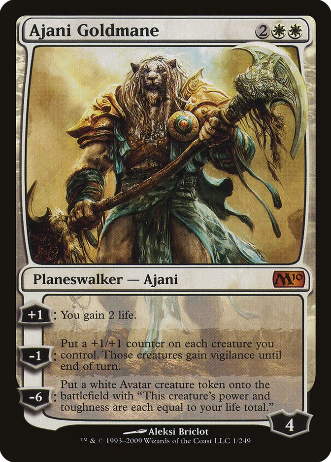Ajani Goldmane (Magic 2010) - Magic: The Gathering in TCG Land