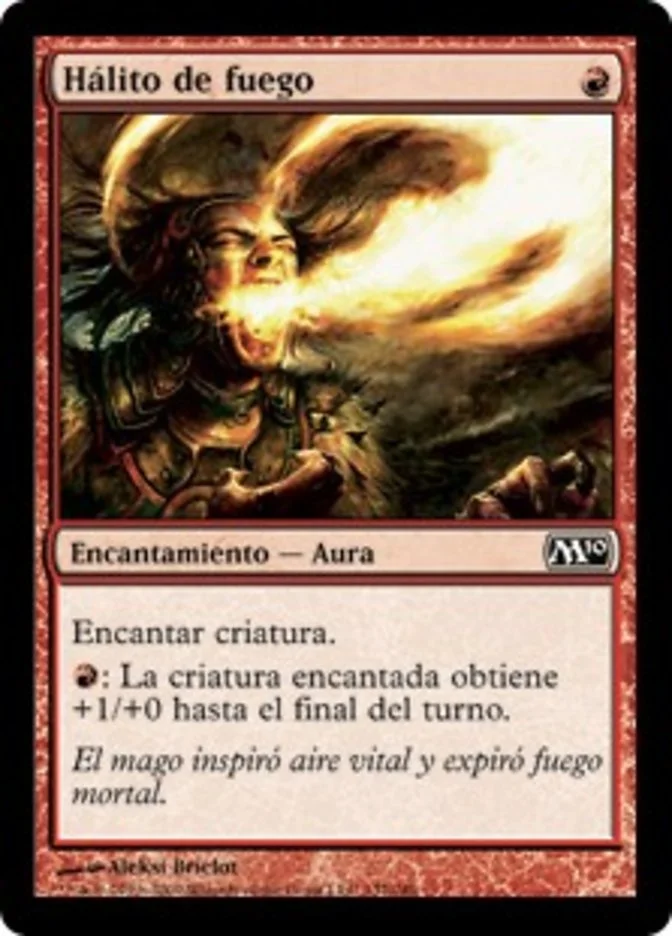 Hálito de fuego (Magic 2010) - Magic: The Gathering in TCG Land México