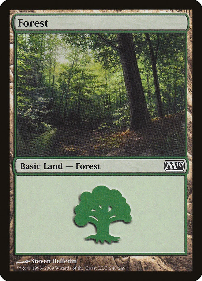 Forest (Magic 2010) - Magic: The Gathering in TCG Land