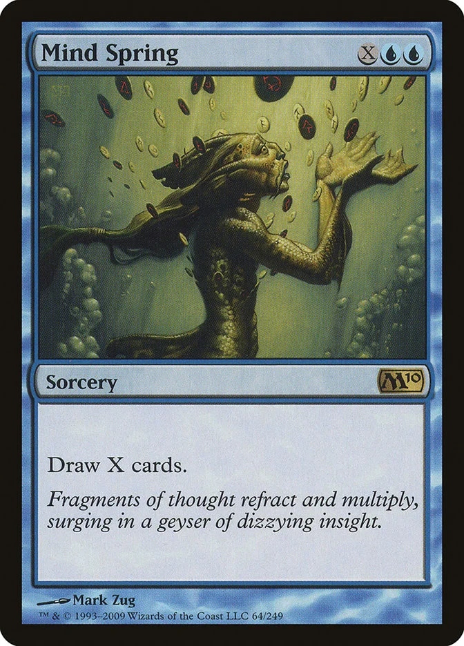 Mind Spring (Magic 2010) - Magic: The Gathering in TCG Land