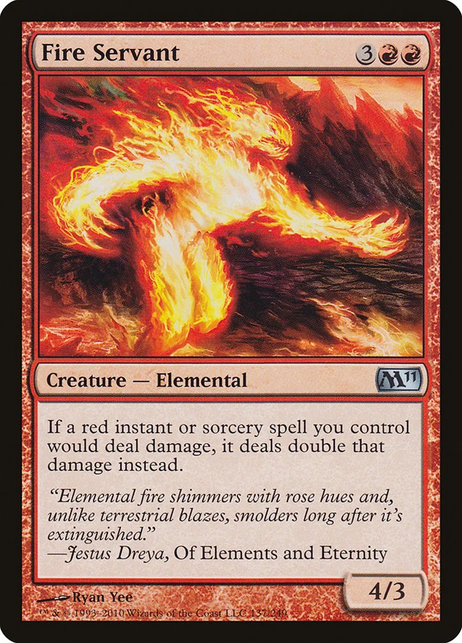 Fire Servant (Magic 2011) - Magic: The Gathering in TCG Land