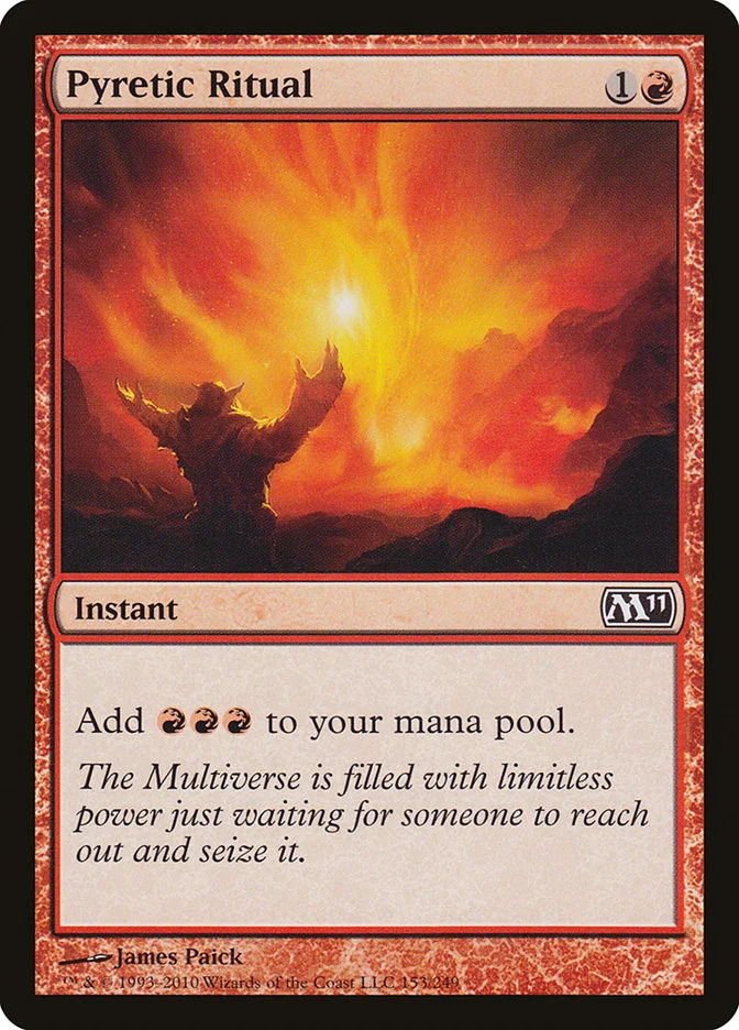 Pyretic Ritual (Magic 2011) - Magic: The Gathering in TCG Land