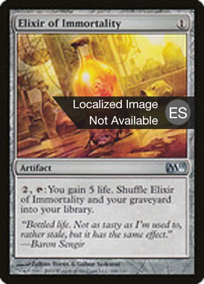 Elixir de inmortalidad (Magic 2011) - Magic: The Gathering in TCG Land