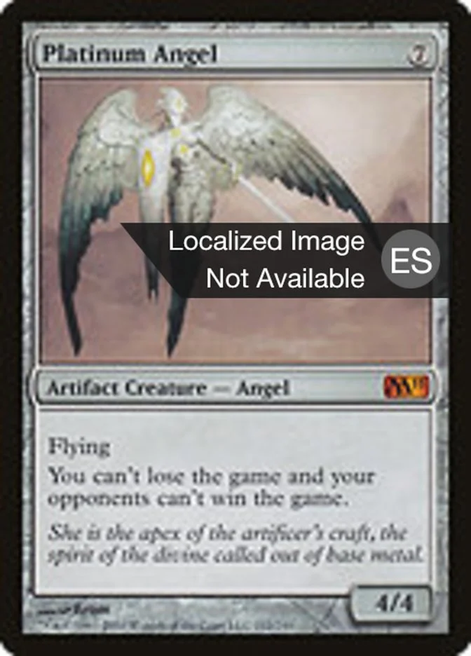 Ángel de platino (Magic 2011) - Magic: The Gathering in TCG Land México