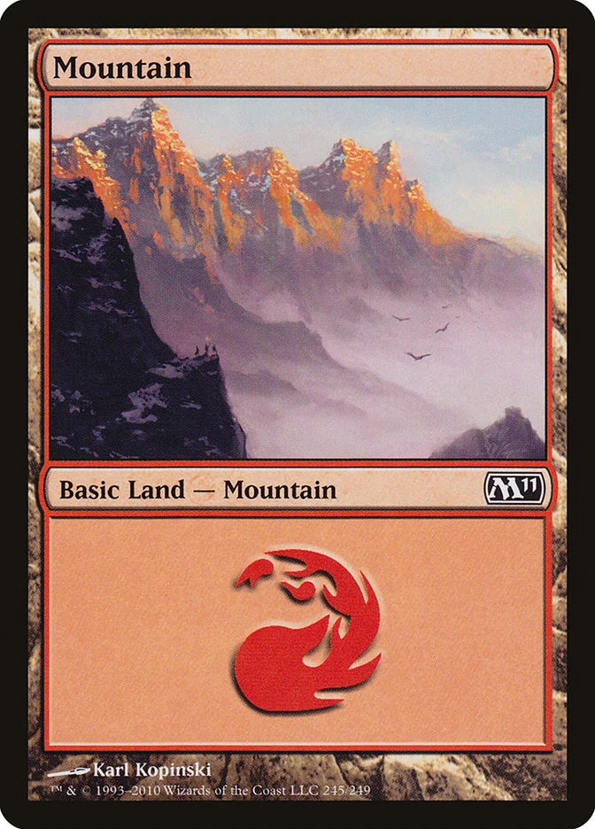 Mountain (Magic 2011) - Magic: The Gathering in TCG Land