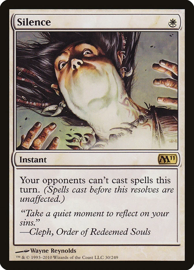 Silence (Magic 2011) - Magic: The Gathering in TCG Land