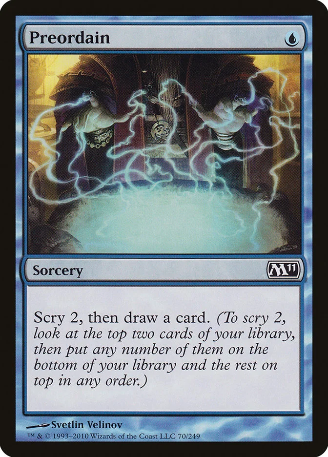Preordain (Magic 2011) - Magic: The Gathering in TCG Land