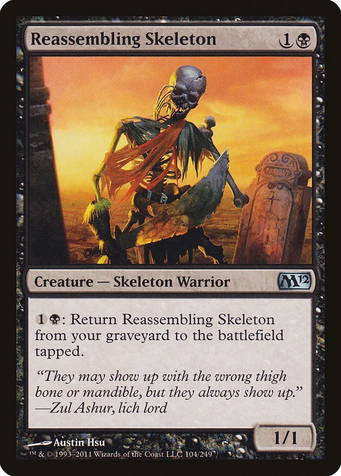 Reassembling Skeleton (Magic 2012) - Magic: The Gathering in TCG Land México
