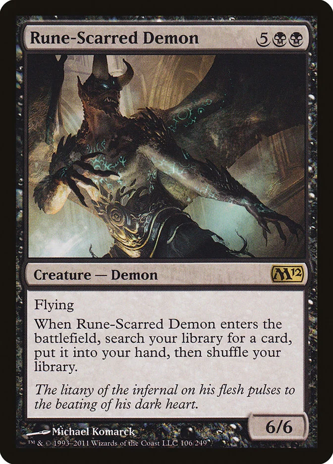 Rune-Scarred Demon (Magic 2012) - Magic: The Gathering in TCG Land México