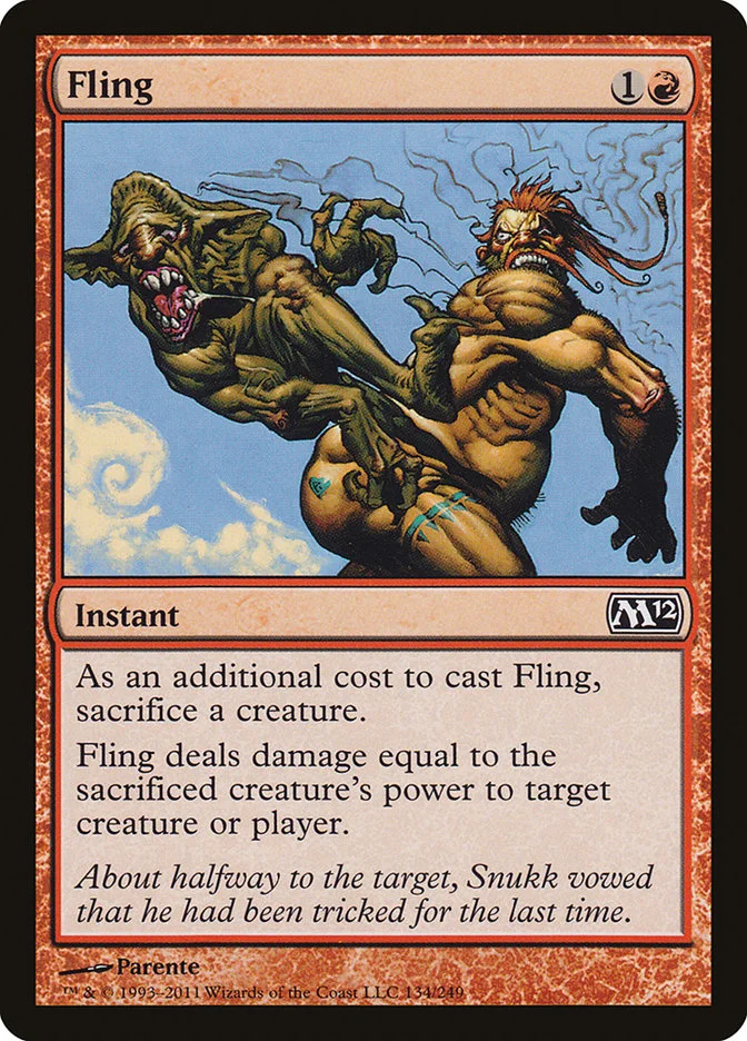 Fling (Magic 2012) - Magic: The Gathering in TCG Land