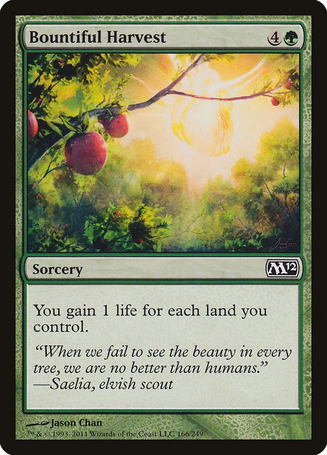 Bountiful Harvest (Magic 2012) - Magic: The Gathering in TCG Land