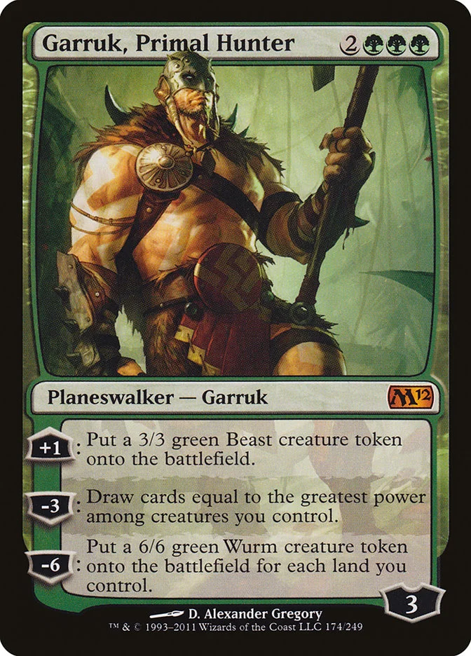 Garruk, Primal Hunter (Magic 2012) - Magic: The Gathering in TCG Land