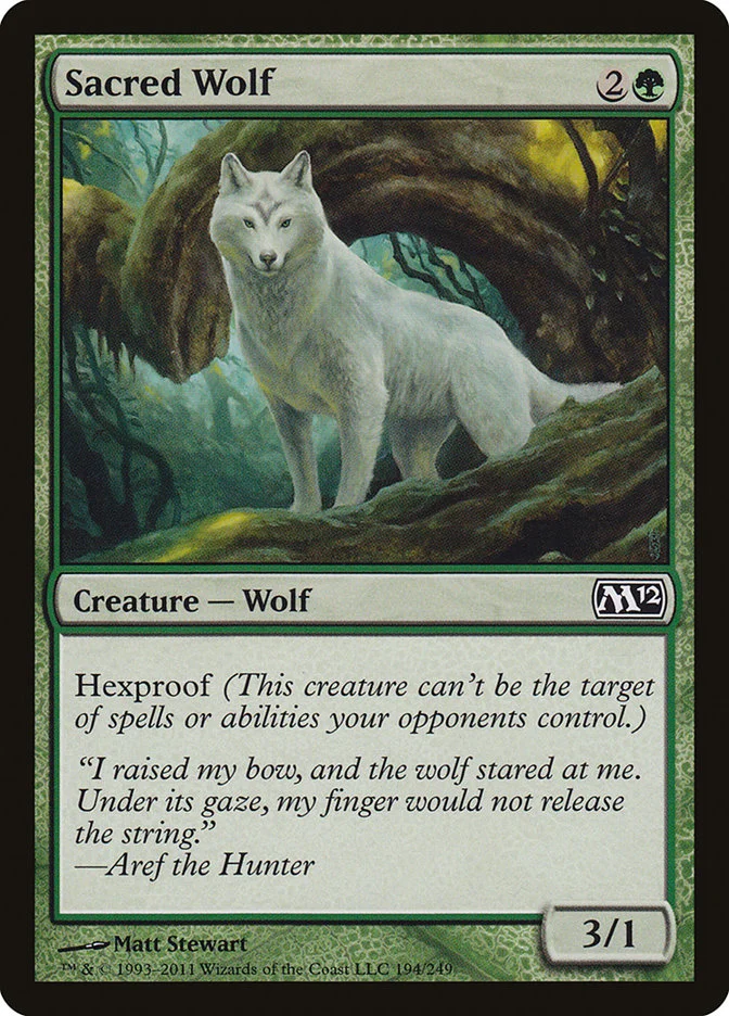 Sacred Wolf (Magic 2012) - Magic: The Gathering in TCG Land