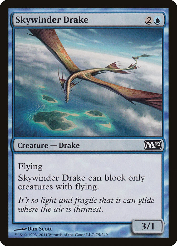 Skywinder Drake (Magic 2012) - Magic: The Gathering in TCG Land
