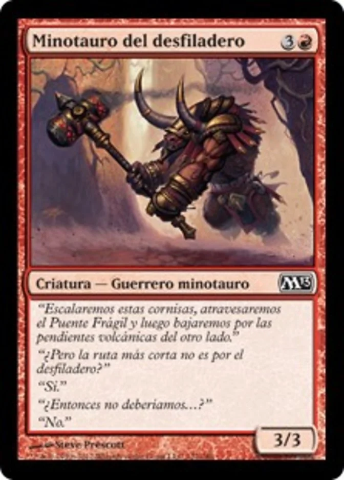 Minotauro del desfiladero (Magic 2013) - Magic: The Gathering in TCG Land