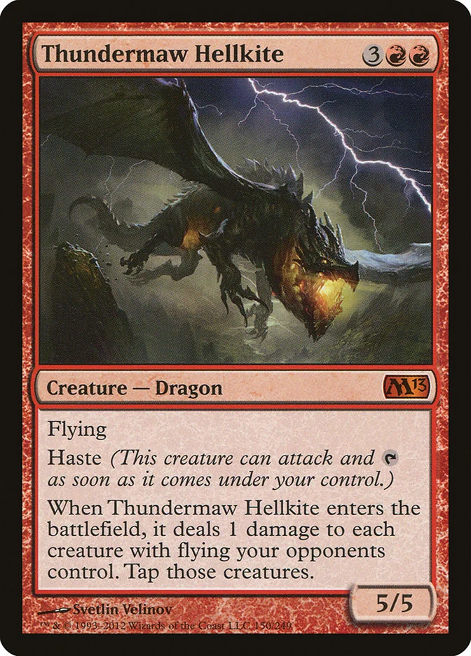 Thundermaw Hellkite (Magic 2013) - Magic: The Gathering in TCG Land