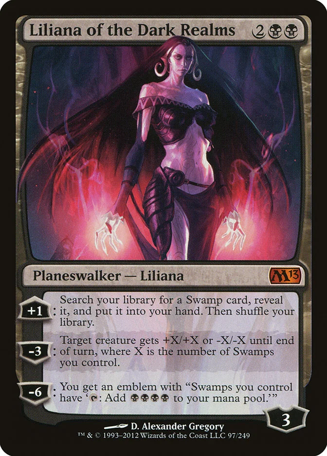Liliana of the Dark Realms (Magic 2013) - Magic: The Gathering in TCG Land