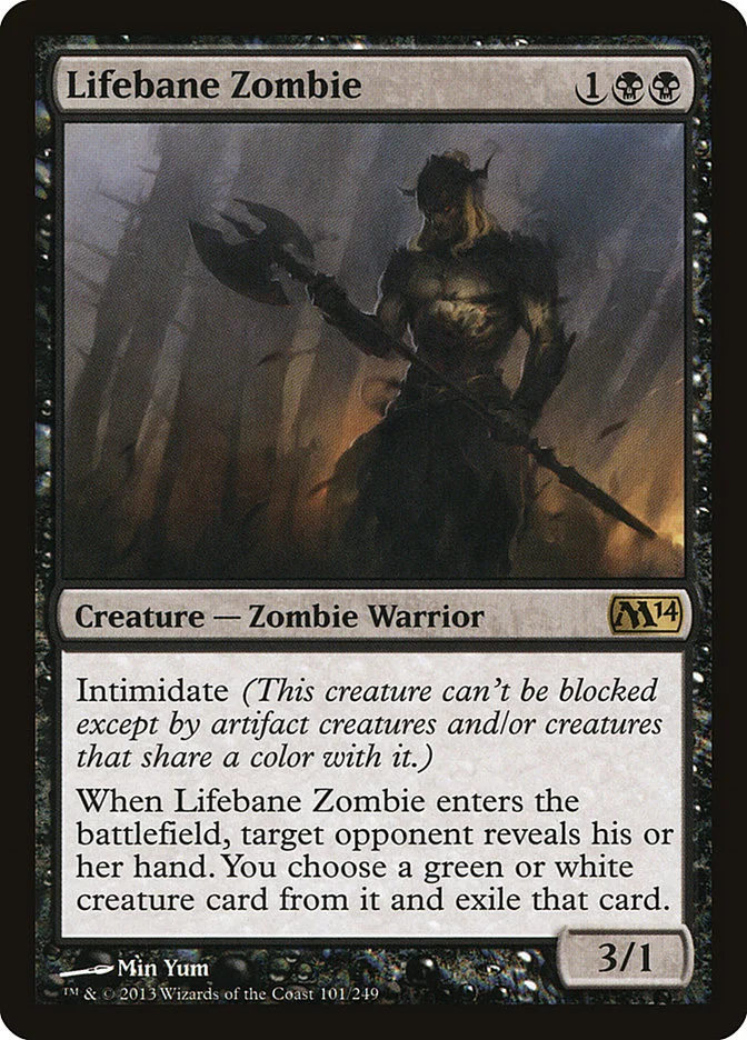Lifebane Zombie (Magic 2014) - Magic: The Gathering in TCG Land