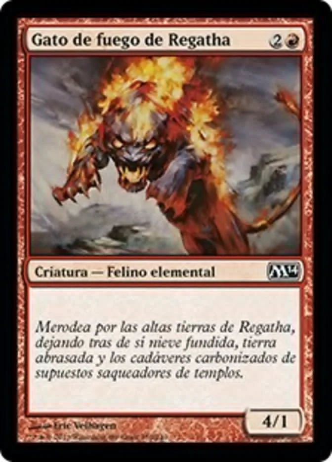 Gato de fuego de Regatha (Magic 2014) - Magic: The Gathering in TCG Land