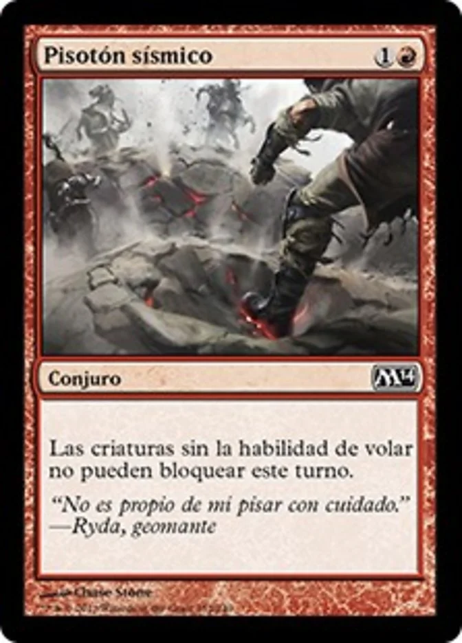 Pisotón sísmico (Magic 2014) - Magic: The Gathering in TCG Land