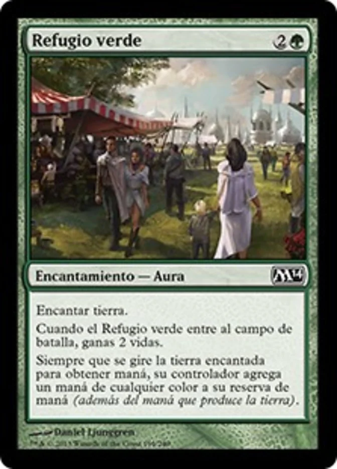 Refugio verde (Magic 2014) - Magic: The Gathering in TCG Land