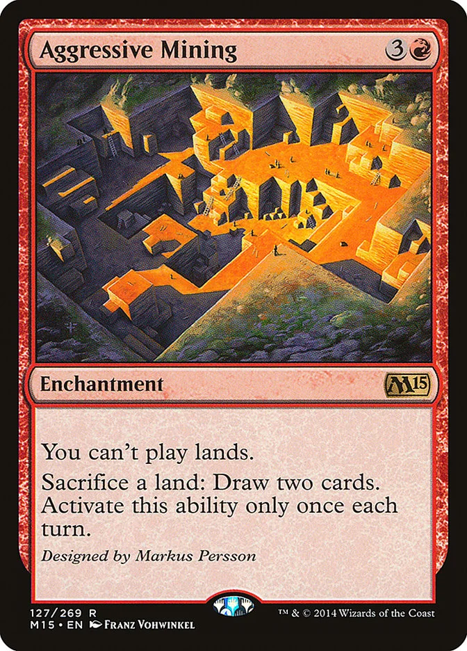Aggressive Mining (Magic 2015) - Magic: The Gathering in TCG Land México