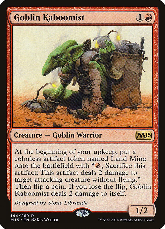 Goblin Kaboomist (Magic 2015) - Magic: The Gathering in TCG Land México