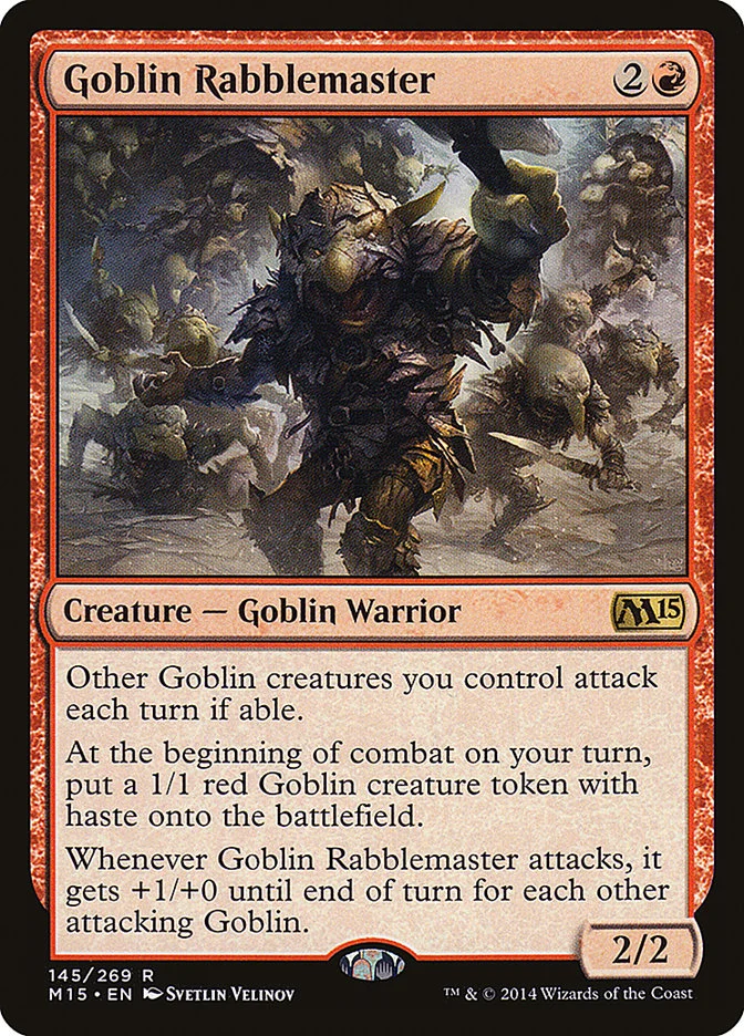 Goblin Rabblemaster (Magic 2015) - Magic: The Gathering in TCG Land
