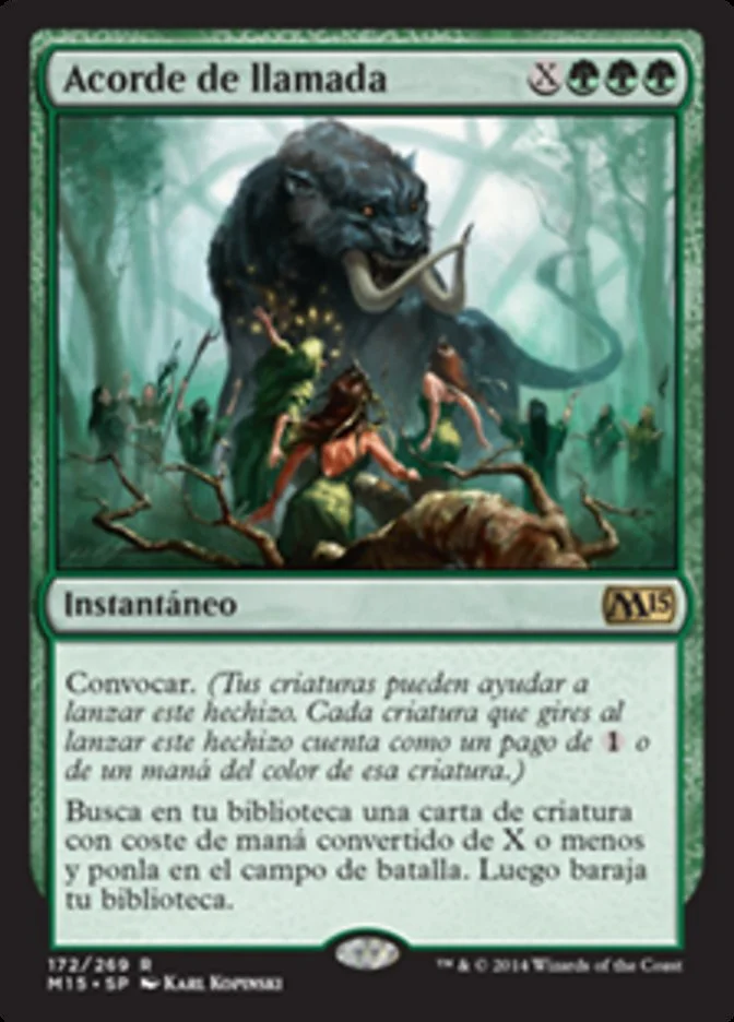 Acorde de llamada (Magic 2015) - Magic: The Gathering in TCG Land