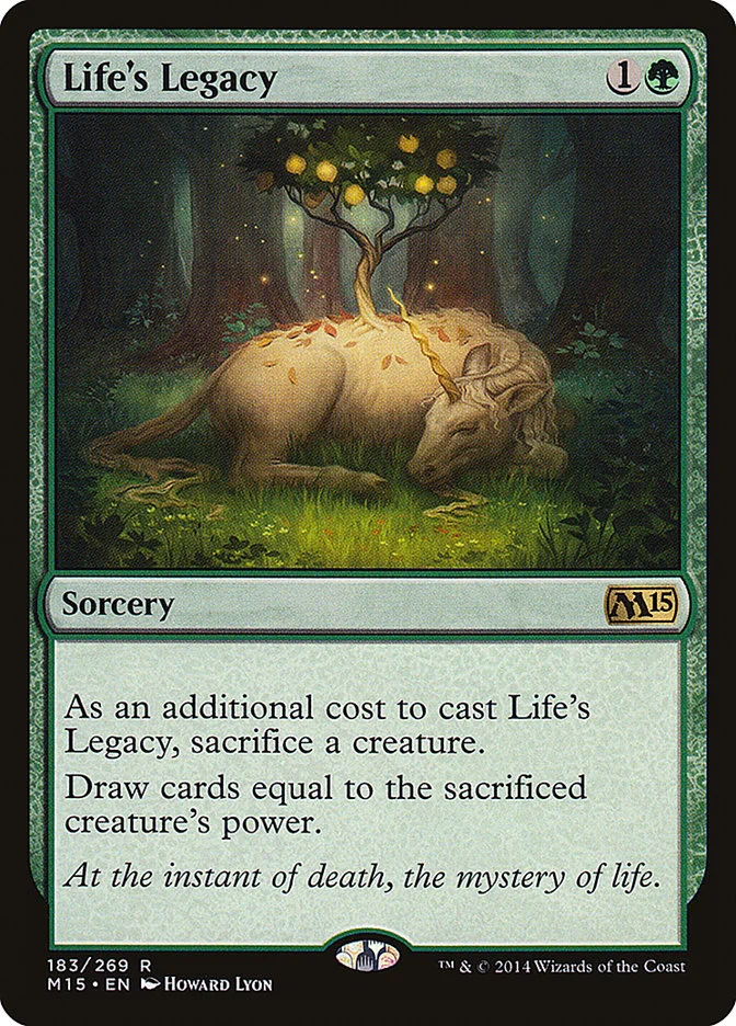 Life's Legacy (Magic 2015) - Magic: The Gathering in TCG Land