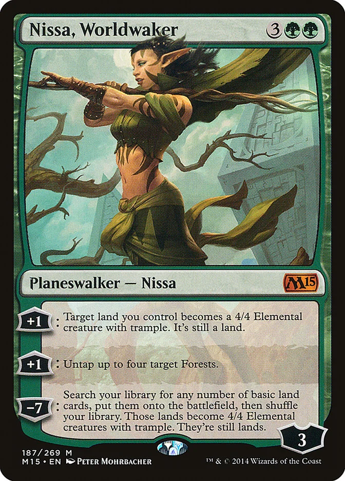 Nissa, Worldwaker (Magic 2015) - Magic: The Gathering in TCG Land