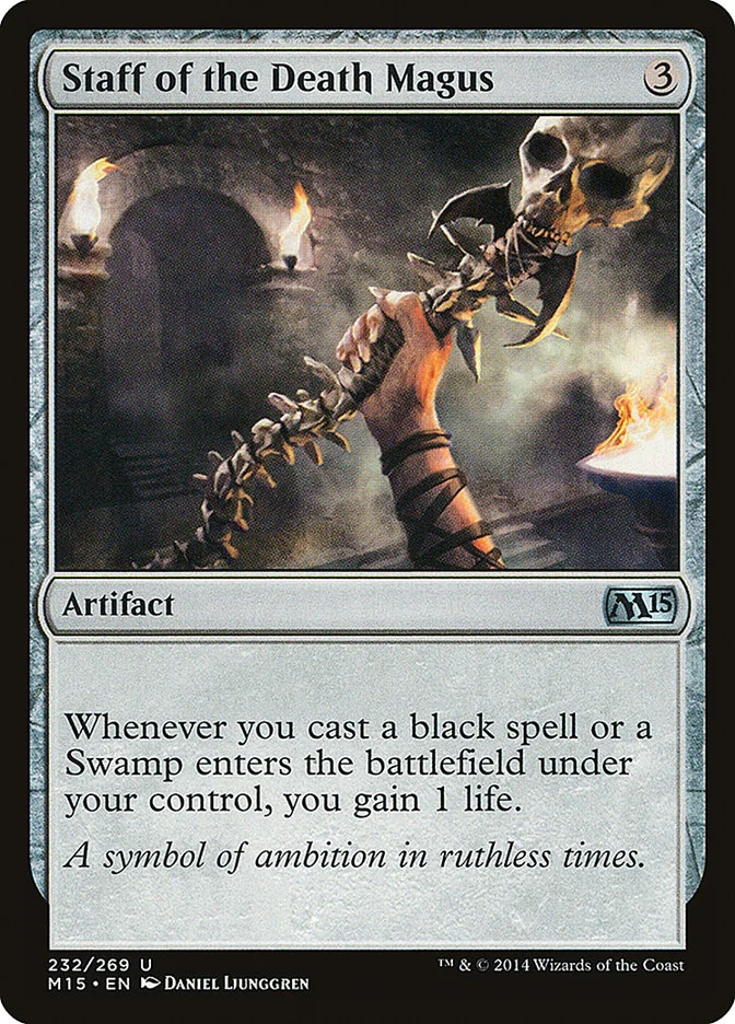 Staff of the Death Magus (Magic 2015) - Magic: The Gathering in TCG Land