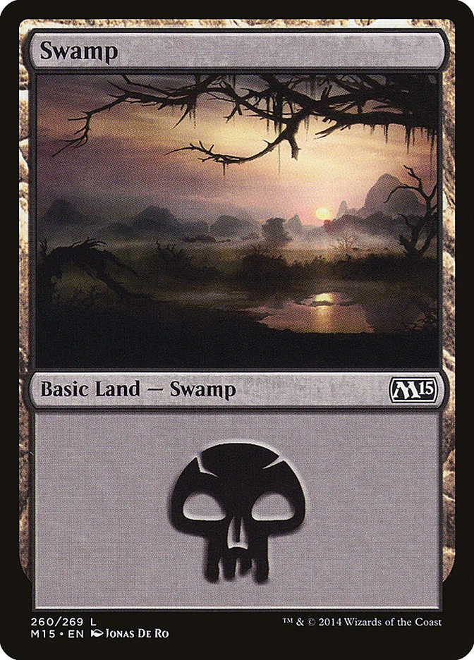 Swamp (Magic 2015) - Magic: The Gathering in TCG Land México