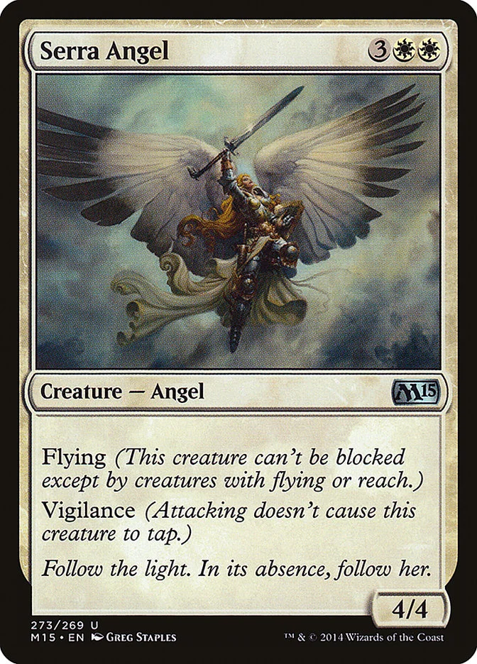 Serra Angel (Magic 2015) - Magic: The Gathering in TCG Land