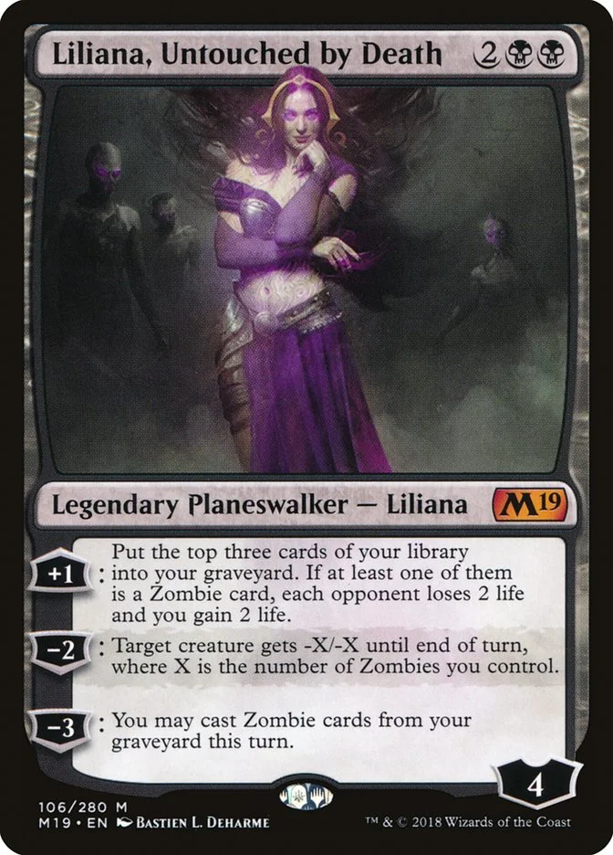 Liliana, Untouched by Death (Core Set 2019) - Magic: The Gathering in TCG Land México