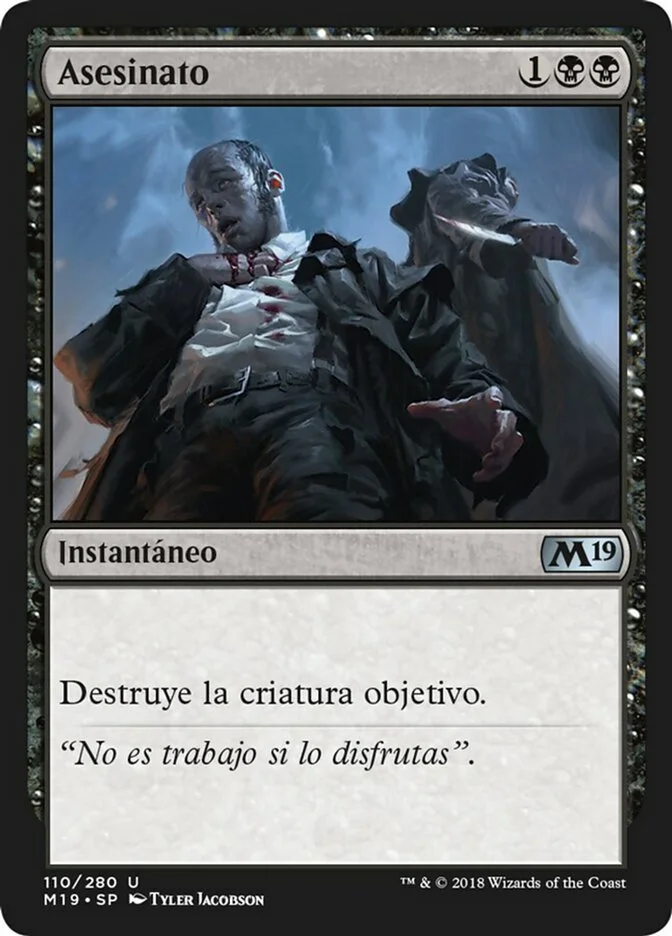 Asesinato (Core Set 2019) - Magic: The Gathering in TCG Land México