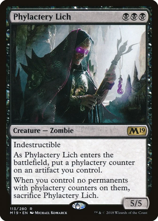 Phylactery Lich (Core Set 2019) - Magic: The Gathering in TCG Land