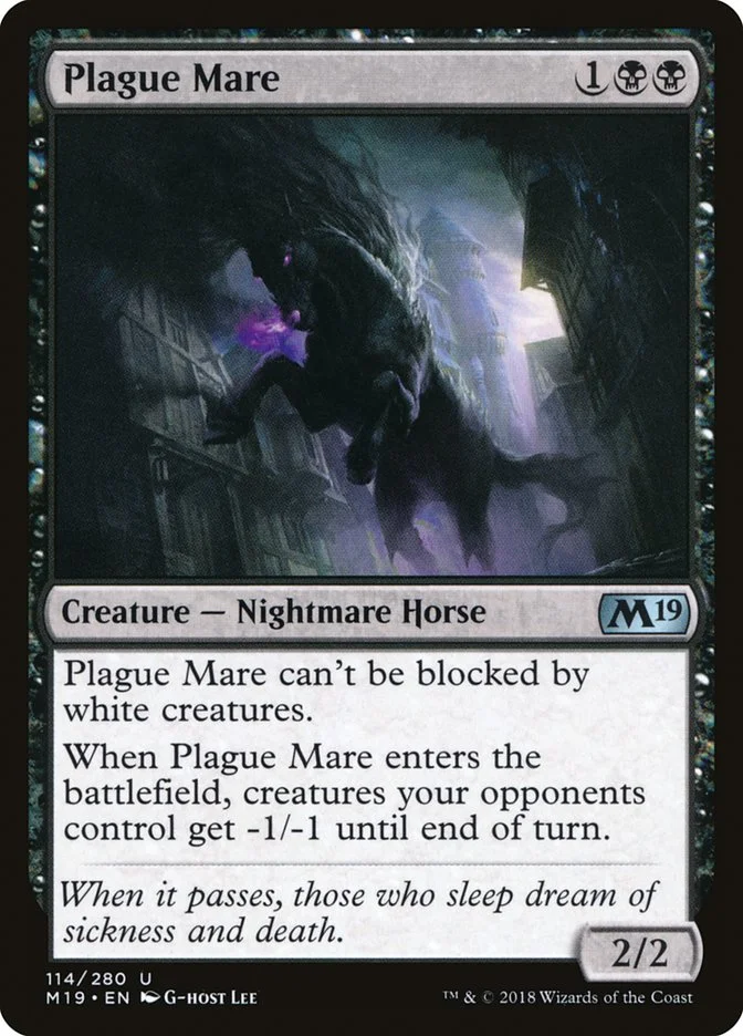 Plague Mare (Core Set 2019) - Magic: The Gathering in TCG Land México