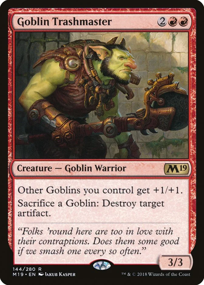 Goblin Trashmaster (Core Set 2019) - Magic: The Gathering in TCG Land
