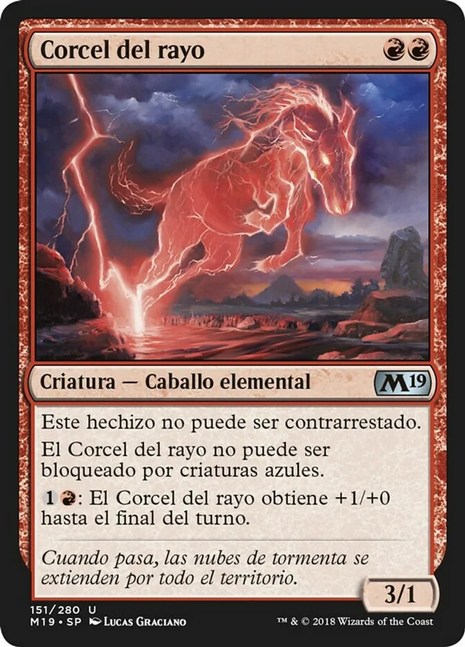 Corcel del rayo (Core Set 2019) - Magic: The Gathering in TCG Land