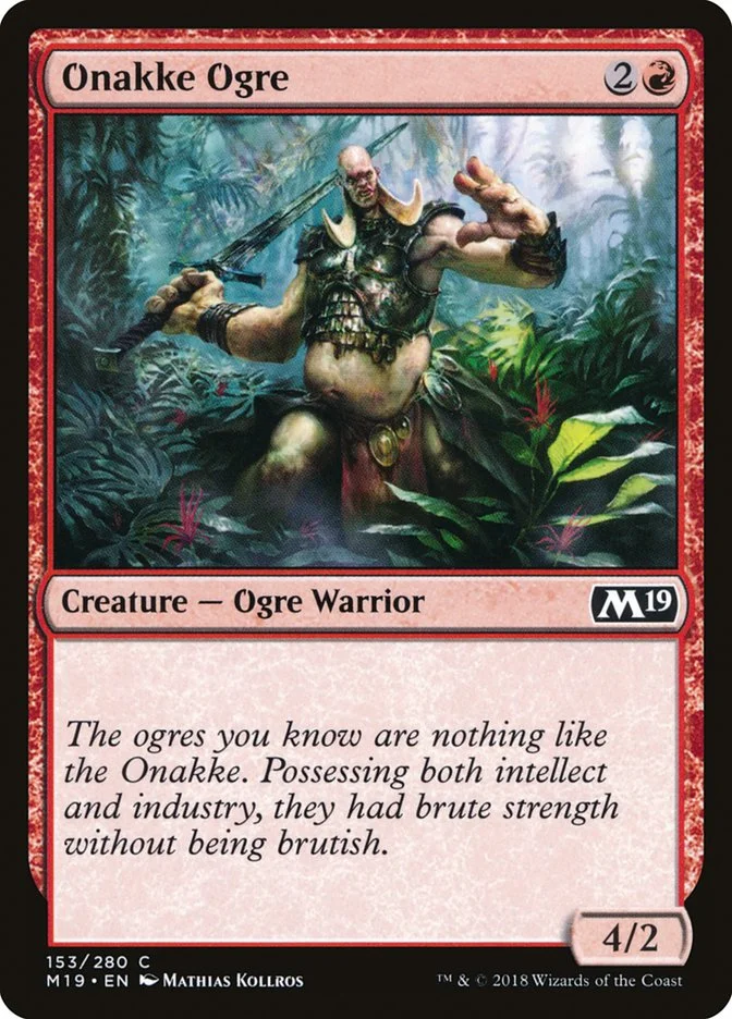 Onakke Ogre (Core Set 2019) - Magic: The Gathering in TCG Land México