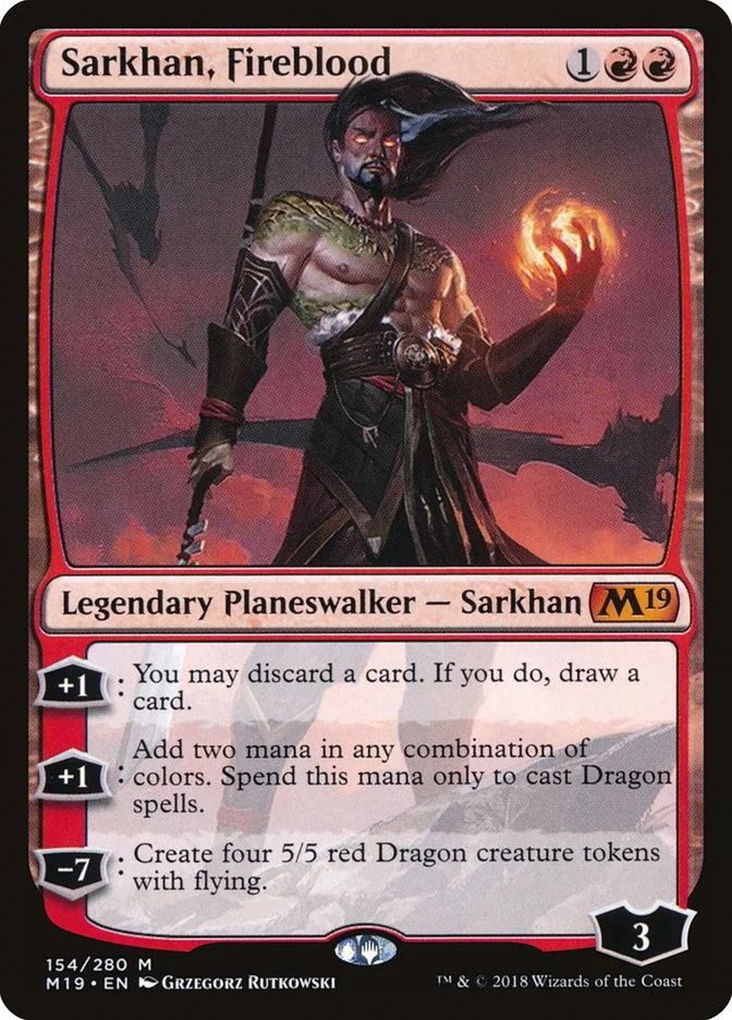 Sarkhan, Fireblood (Core Set 2019) - Magic: The Gathering in TCG Land México