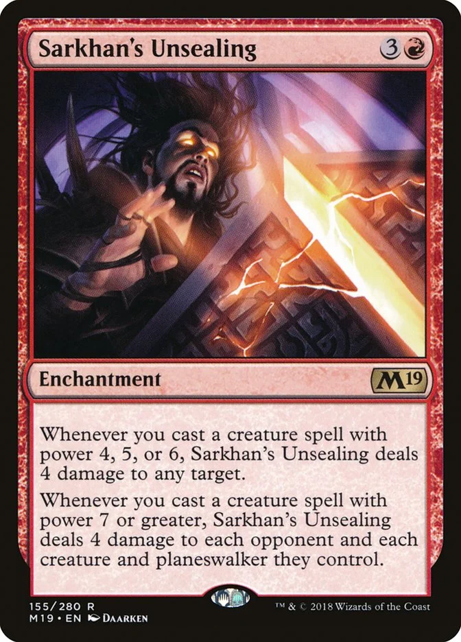 Sarkhan's Unsealing (Core Set 2019) - Magic: The Gathering in TCG Land