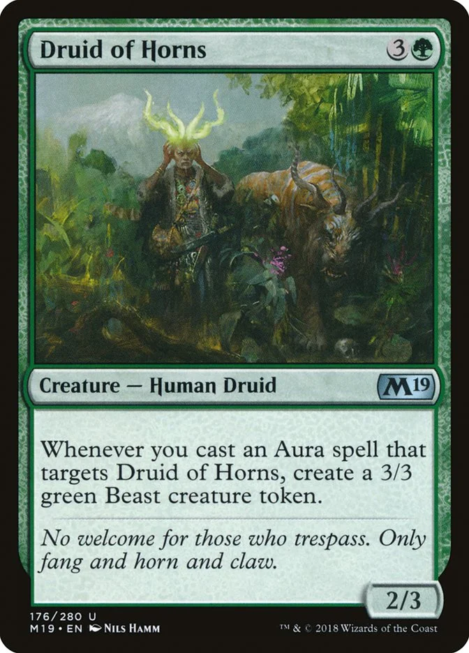 Druid of Horns (Core Set 2019) - Magic: The Gathering in TCG Land México