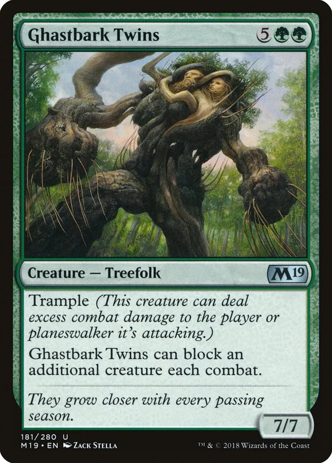 Ghastbark Twins (Core Set 2019) - Magic: The Gathering in TCG Land