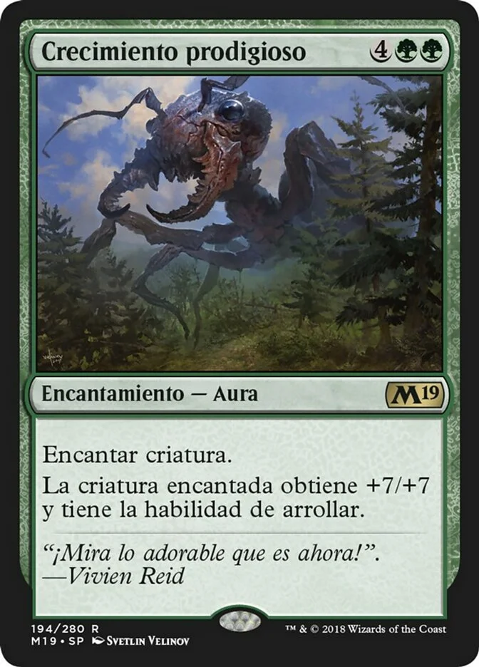 Crecimiento prodigioso (Core Set 2019) - Magic: The Gathering in TCG Land