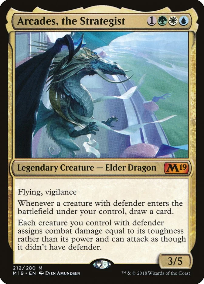 Arcades, the Strategist (Core Set 2019) - Magic: The Gathering in TCG Land