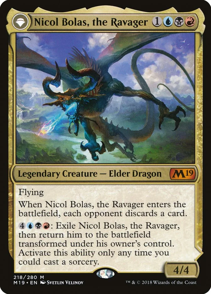 Nicol Bolas, the Ravager (Core Set 2019) - Magic: The Gathering in TCG Land